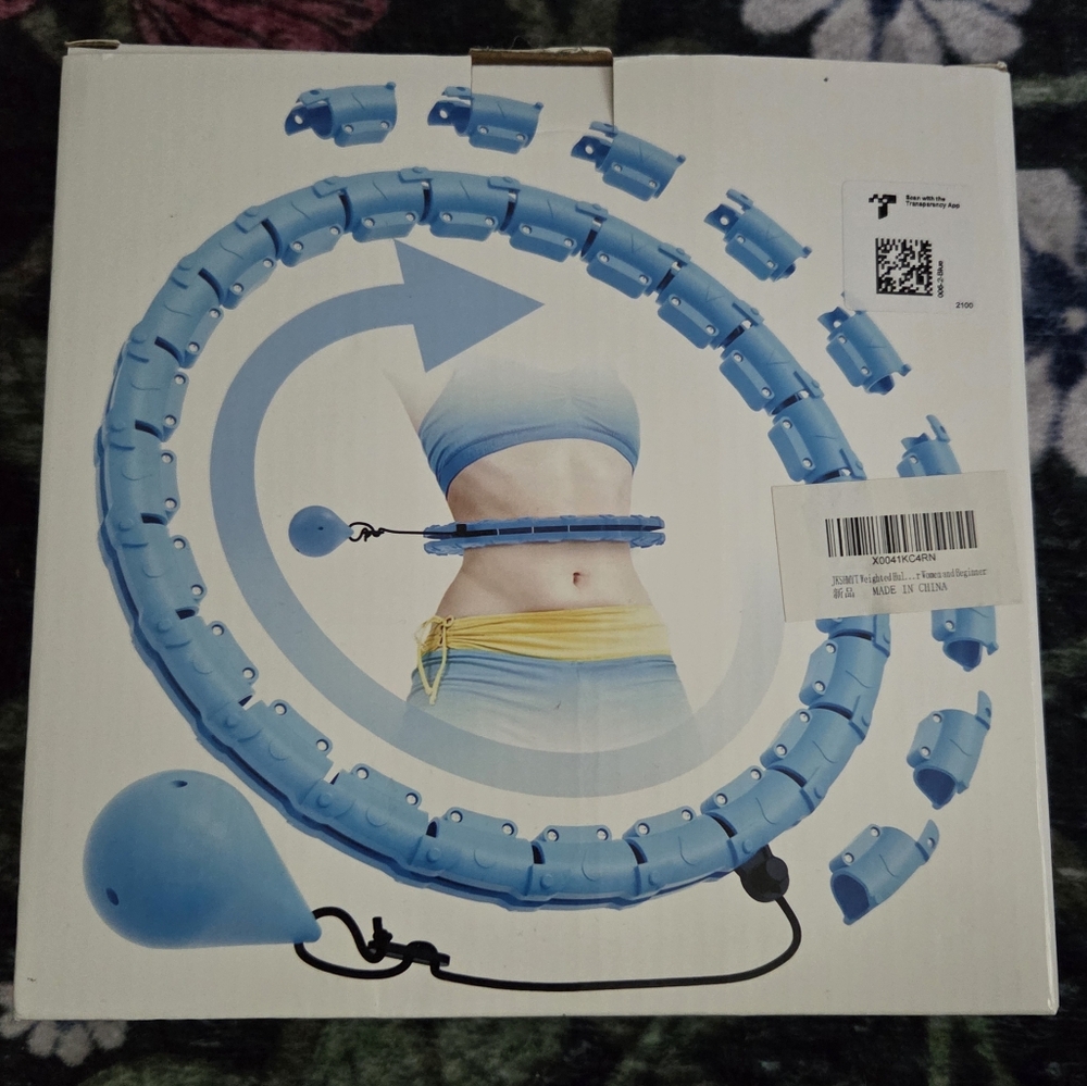 Blue Adjustable Fitness Hoop